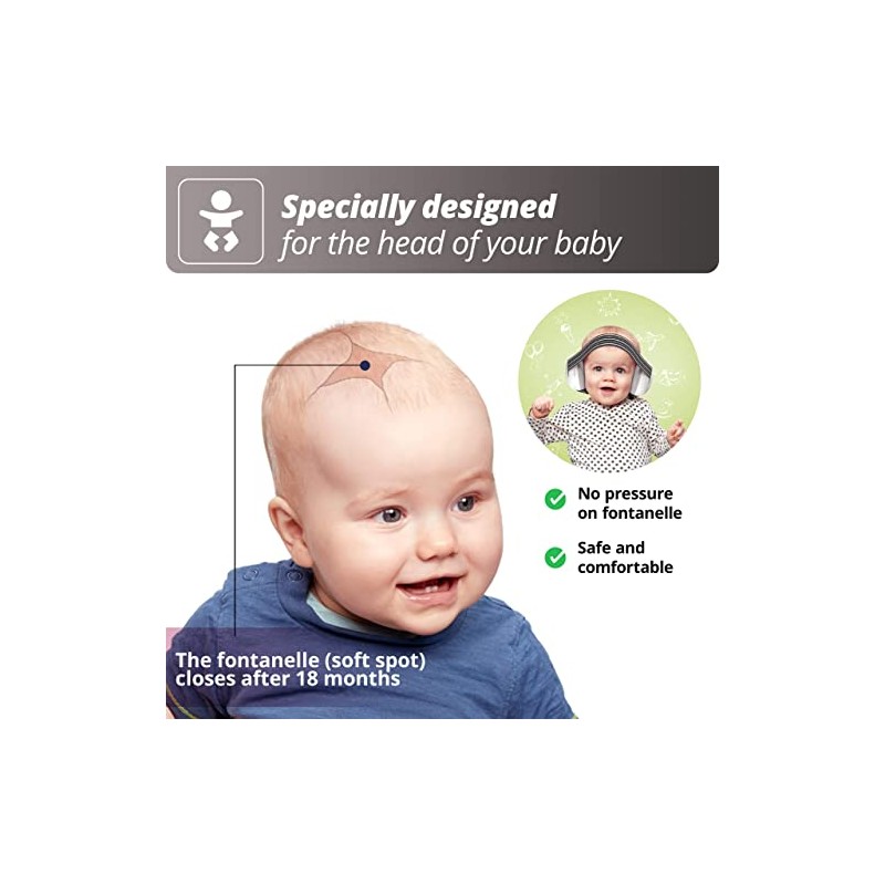 Alpine Muffy Baby - Protección auditiva para bebés y niños