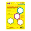 TREND Color Harmony Hexa-Swirls Classic Accents Variety Pack, Classroom Bulletin