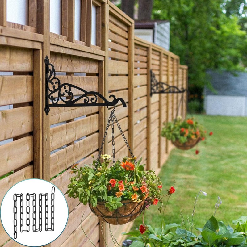 garini 20 Feet Industrial Black Light Fixture Chain, Adjustable Extension