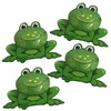 Needzo Green Foil Individually Wrapped Chocolate Frogs, Gourmet German Milk