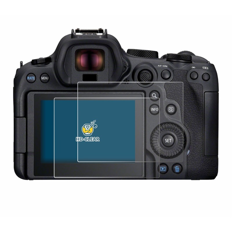 BROTECT Pack of 2 Screen Protectors for Canon EOS R6