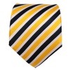 TigerTie Designer Silk Tie in Striped - 8 cm Tie