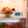 Digital Fridge Thermometer UK, XPJBKC 4Pcs Waterproof Fridge Temperature Thermometer