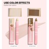JOSURBEAUTY Flawless Glow: Cream Highlighter Pen for Women - Eyebrow