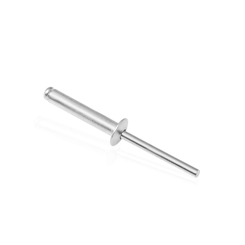 100pcs 1/8" x1/4" Aluminum Blind Rivets, Silver,3.2x 8mm Pop Rivets