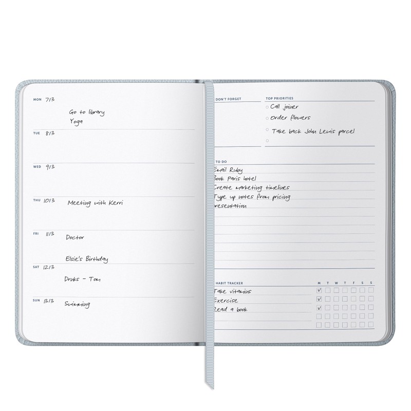 Busy B Undated Weekly Planner with Space for Notes, To