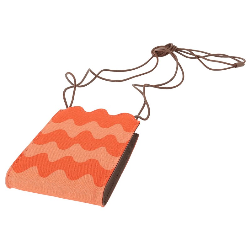 Marimekko Rocki Mini Shoulder Bag, Crossbody Lokki Pocket Bag, red,