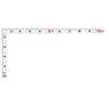 シンワ測定(Shinwa Sokutei) 曲尺平ぴた ホワイト 1尺 表裏同目 11174