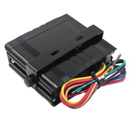 EATAKWARD 6 Gang Switch Box Rocker Switch Panel 12V Rocker Switch Box 40 Amp Max ON/Off Switch Panel Box for Car Truck Auto Boat RVs (12 AWG Wires, 12 Volt DC)