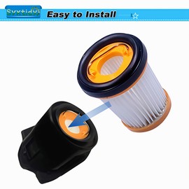 Syxtidy Filter Replacement for Shark WV201 Wandvac Handheld Vacuum ion w1 cord-free wv200 WV201, WV205, WV220,Part # XHFWV200,8 Pack Filters