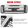 ECOTRIC Front Grille Compatible with Ford 1999-2004 F250 F350 Super