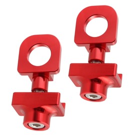 GisWell Set of 2 Bicycle Chain Tensioners Aluminium Bicycle Chain Tensioner Single Speed for Folding Bikes and Singlespeed Bicycles, Lightweight, Anodized