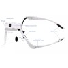 Unbranded LED Jewelers Head Headband Magnifier Illuminated Visor Magnifying Glasses