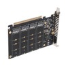 Adapter Card NVME M.2 to PCIE X16 4 Ports 32Gbps