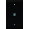 RiteAV - 1 Port LC Fiber 10GB Duplex Wall Plate