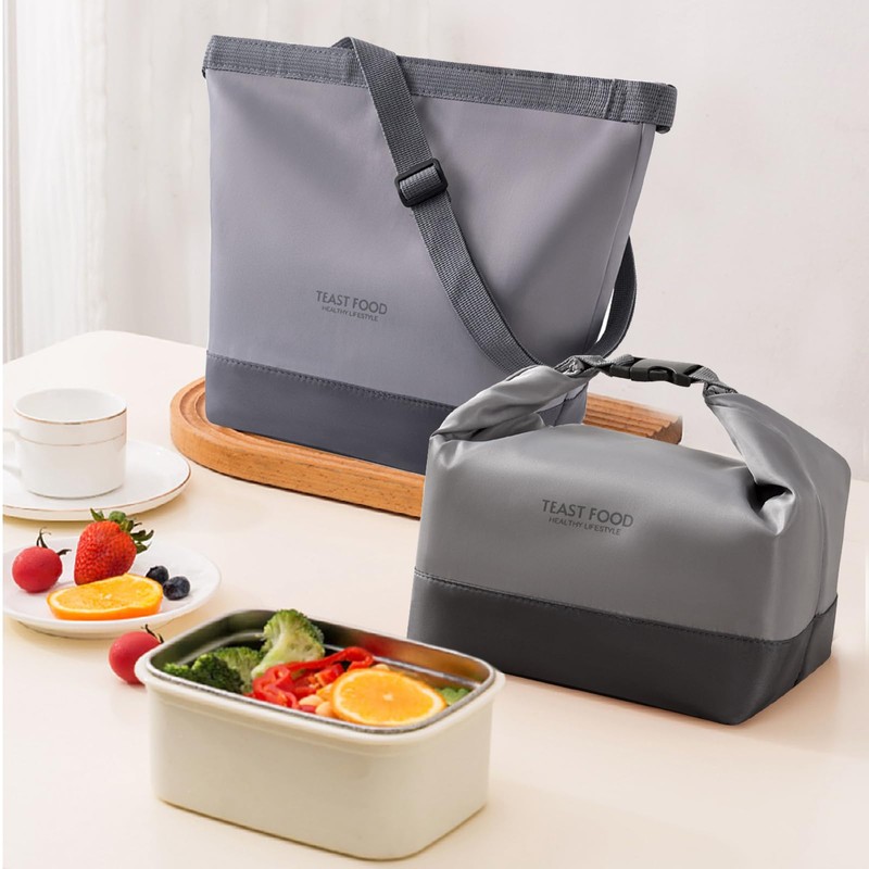 EDLMKM Insulated Lunch Bag for Adults, Office Gym Commute Lunch