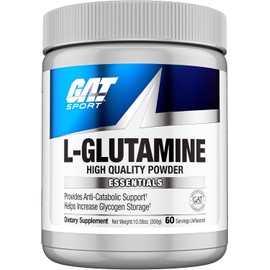 L-Glutamina GAT SPORT 300 g – 60 porciones de 5 g para recuperación muscular