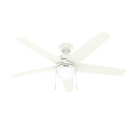 Hunter Fan Company 52493 Bardot Ceiling Fan, Fresh White