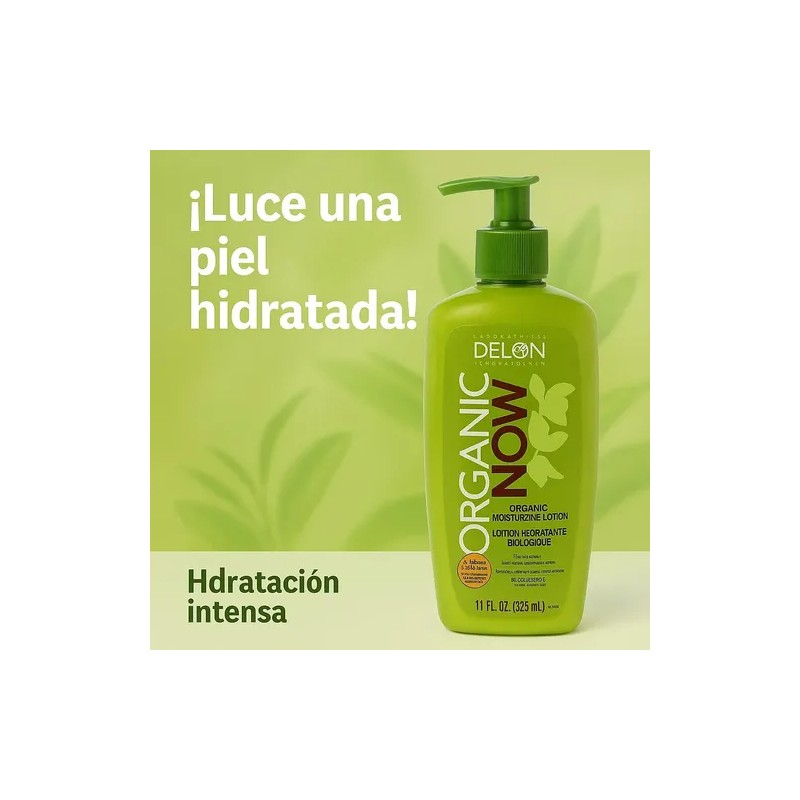 Delon Loción Hidratante Natural Organic Now 325ml 2 Pack
