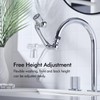 BAGNOLUX Brass 1080° Swivel Faucet Extender for Bathroom Sink, 2
