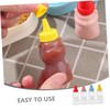 iplusmile 8Pcs Mini Bear Sauce Bottle Cute Condiment Containers for