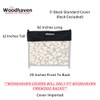 Woodhaven Standard Seasoning Replacement Cover - Black (5 Foot)