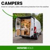 Rear Van Barn Door Awning Cover - Weather and Sun