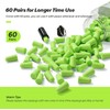 ERM TOOL Ultra Soft Foam Earplugs – 60 Pairs Reusable