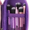 Enwye 10-teiliges Reise-Make-up-Pinselset mit Etui, tragbares Mini-Make-up-Pinsel-Kosmetikpinsel-Set für Grundierung, Lidschatten,