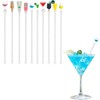 Liroyal Muddler Stir Stick Long Muddler (10-Piece Set) 9.1 inches