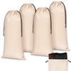 Amylove 4 Pcs Flannel Cloth Shoe Bags for Travel, 8