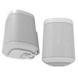 2 Soportes One, One SL & Play:1 para Montaje en Pared, Paquete Doble, Blanco, compatibles con Altavoces Sonos One y PLAY1
