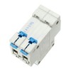 sourcing map 2 Poles 3A 230/400V Low-voltage Miniature Circuit Breaker