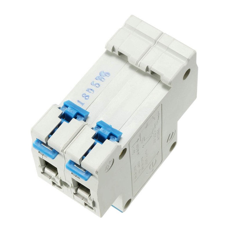 sourcing map 2 Poles 3A 230/400V Low-voltage Miniature Circuit Breaker