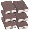 Tnisesm 6Pcs Sanding Blocks 60/80/120/180/220 Grits Sanding Sponge,for Drywall Wood