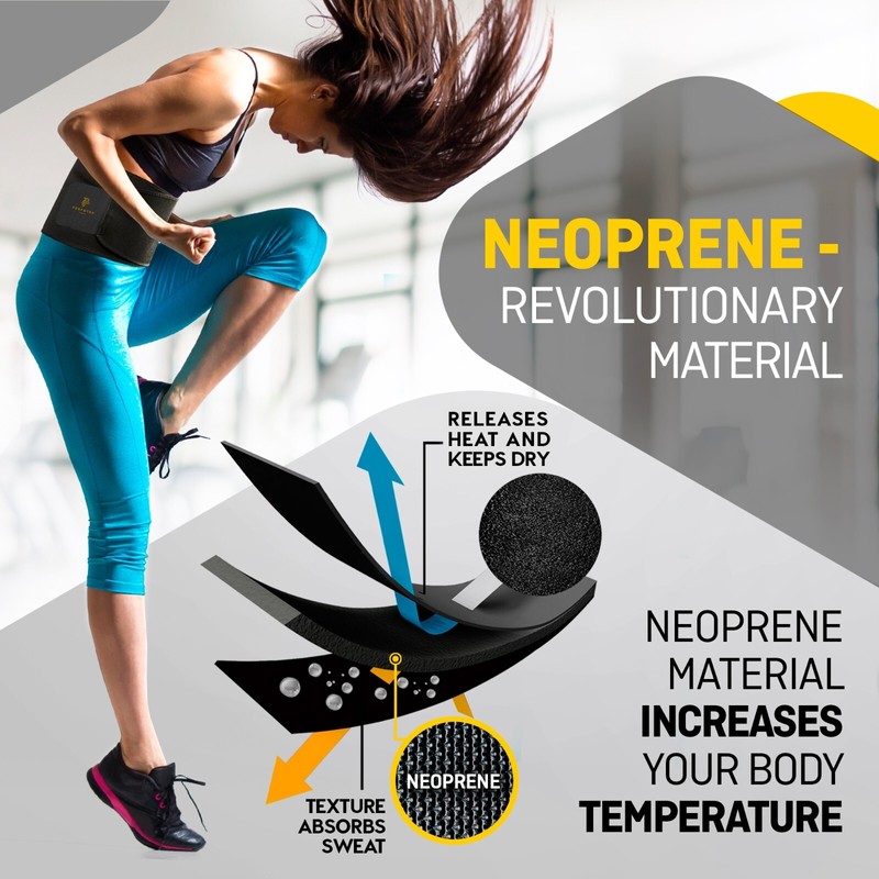 Perfotek Waist Trainer for Women & Men Lower Belly Support