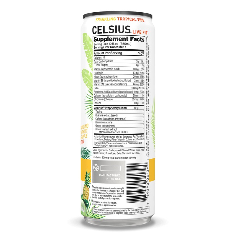CELSIUS Essential Energy Drink, What's Your Vibe Variety Pack 12