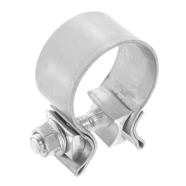 ULTECHNOVO Stainless Steel Exhaust Clamp Universal 2-Piece Set for Automotive