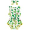 Baby Girl Rompers Summer Clothes Set Cute Cactus Bodysuit for