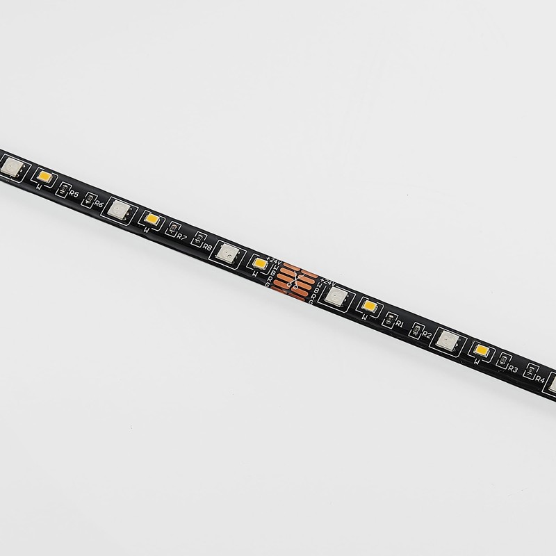 Reality Leuchten R65573102 LED Strip Rush Plastic Black with 10.5