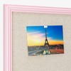 Navaris Framed Linen Bulletin Board - 17 x 23 inches