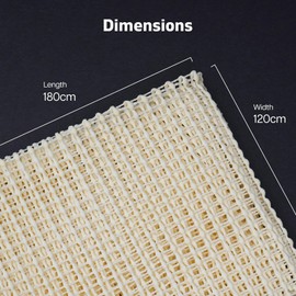 Rug Gripper - Anti Slip Rug Underlay Mat Large size 120x180cm- Washable Rug Gripper For Wooden And Hard Floors - Non Slip Rug Gripper For Laminate Floor (120 x 180)
