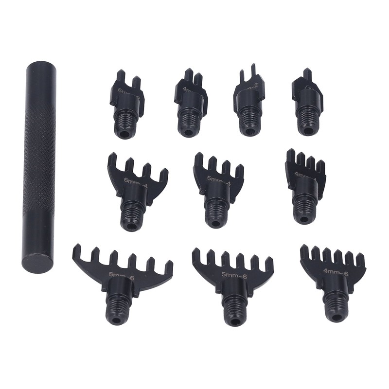 Leather Hole Punch 10 Punch Tips High Carbon Steel Wear