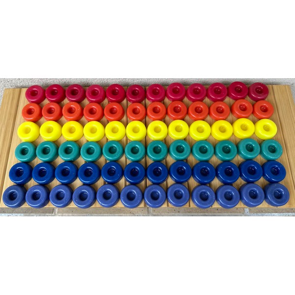 24 Strong Scented Soy Wax Donuts Rainbow Colour Great for