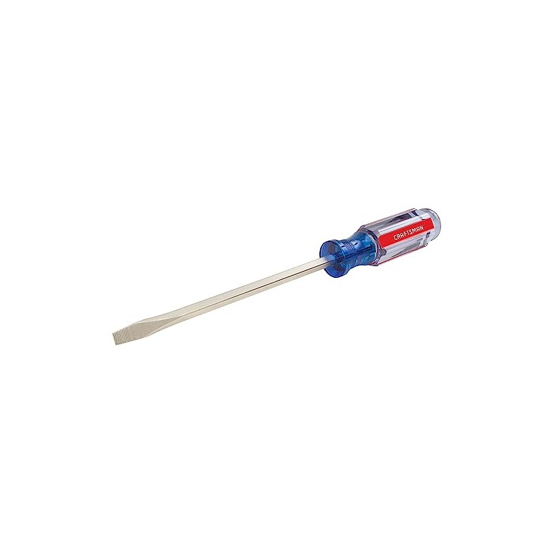 CRAFTSMAN Screwdriver, 1/4-in x 6-in Slotted, Acetate Handle (CMHT65015)