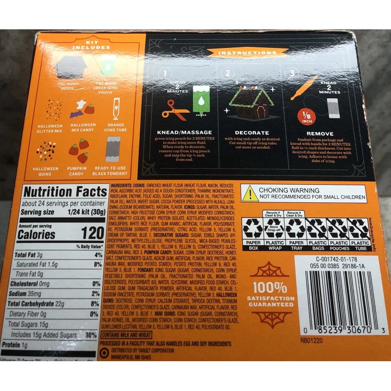 Hyde Ship N 24 Hours. New-Pre-Build Haunted House Chocolate Cookie