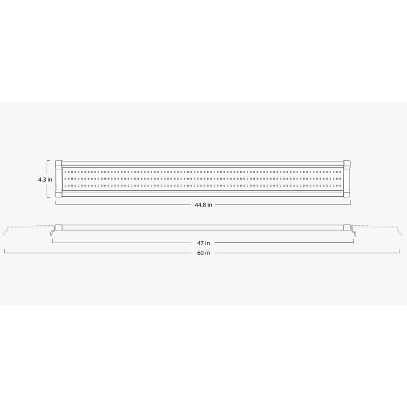 NICREW ClassicLED Gen 2 Aquarium Light, 40 Watts, Dimmable LED