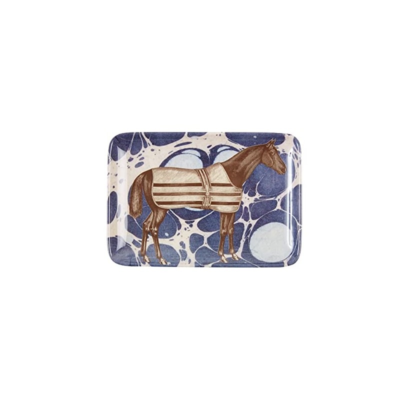 Thomas Paul Melamine EQUUS Valet Tray Appetizer Plate, 4.5" X