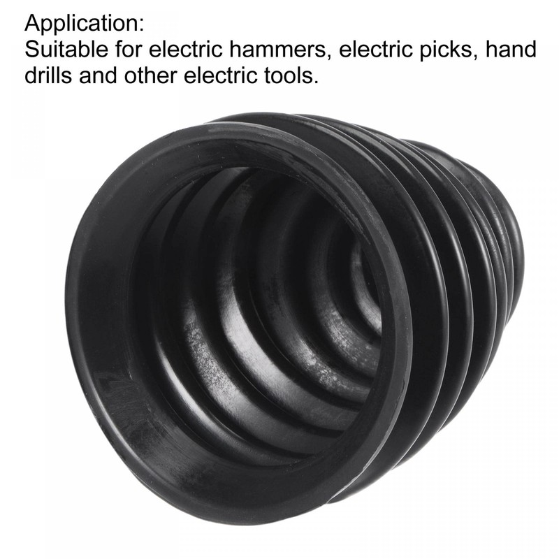 sourcing map 2 Pcs Rubber Drill Dust Cover Collector, for