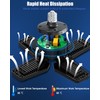 HAPYLUMI Garage Lights 2 Pack - 120W 12000LM 6500K LED